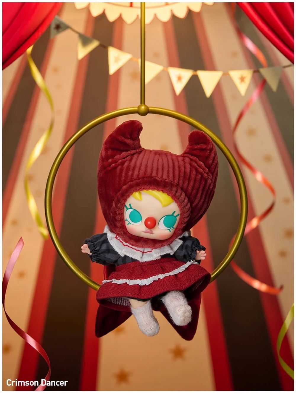 POP MART Why So Serious Molly Crimson Dancer  Bag Charm Key holder